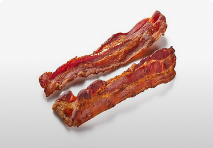 The Five Guys Bacon Milkshake Mix-In: Crispy, sweet Applewood smoked bits of bacon blended in the milkshake